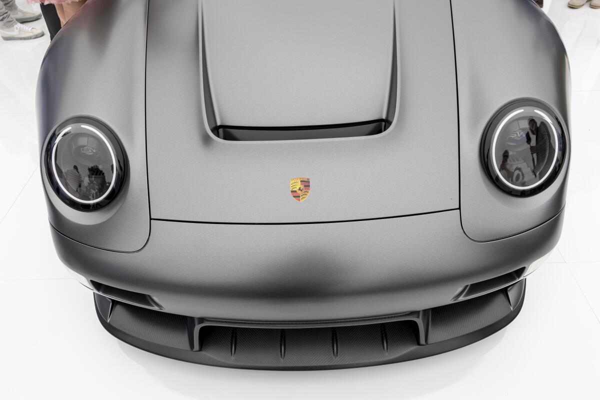 A Gunther Werks Touring Turbo Edition Porsche 911 Coupe during The Quail