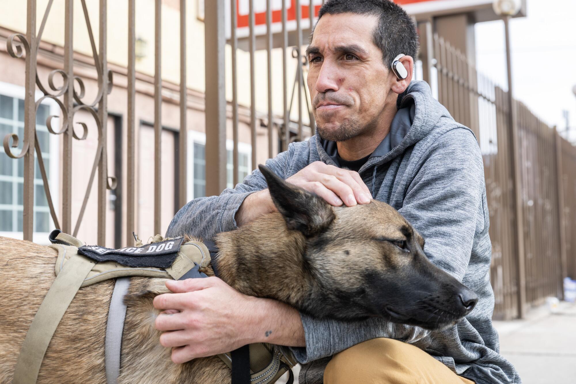 Jonathan Torres spent about two years living in a city-leased motel in Highland Park. 