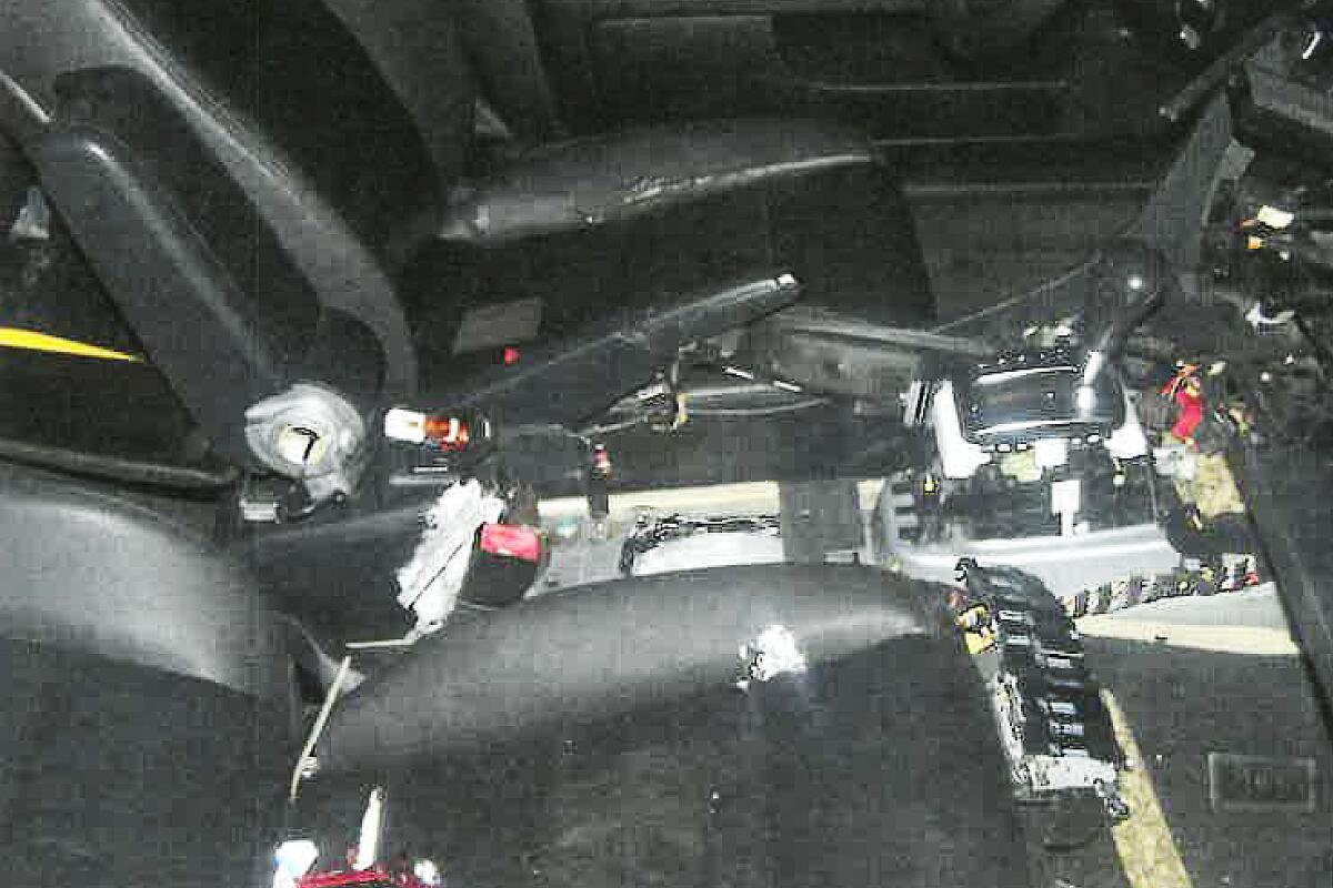 Authorities said they seized nearly 22 pounds of meth.