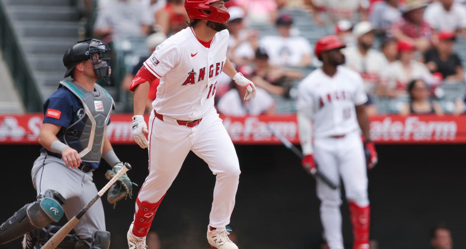 Nolan Schanuel's sacrifice fly lifts Angels to 8-7 win over Mariners in 11 innings