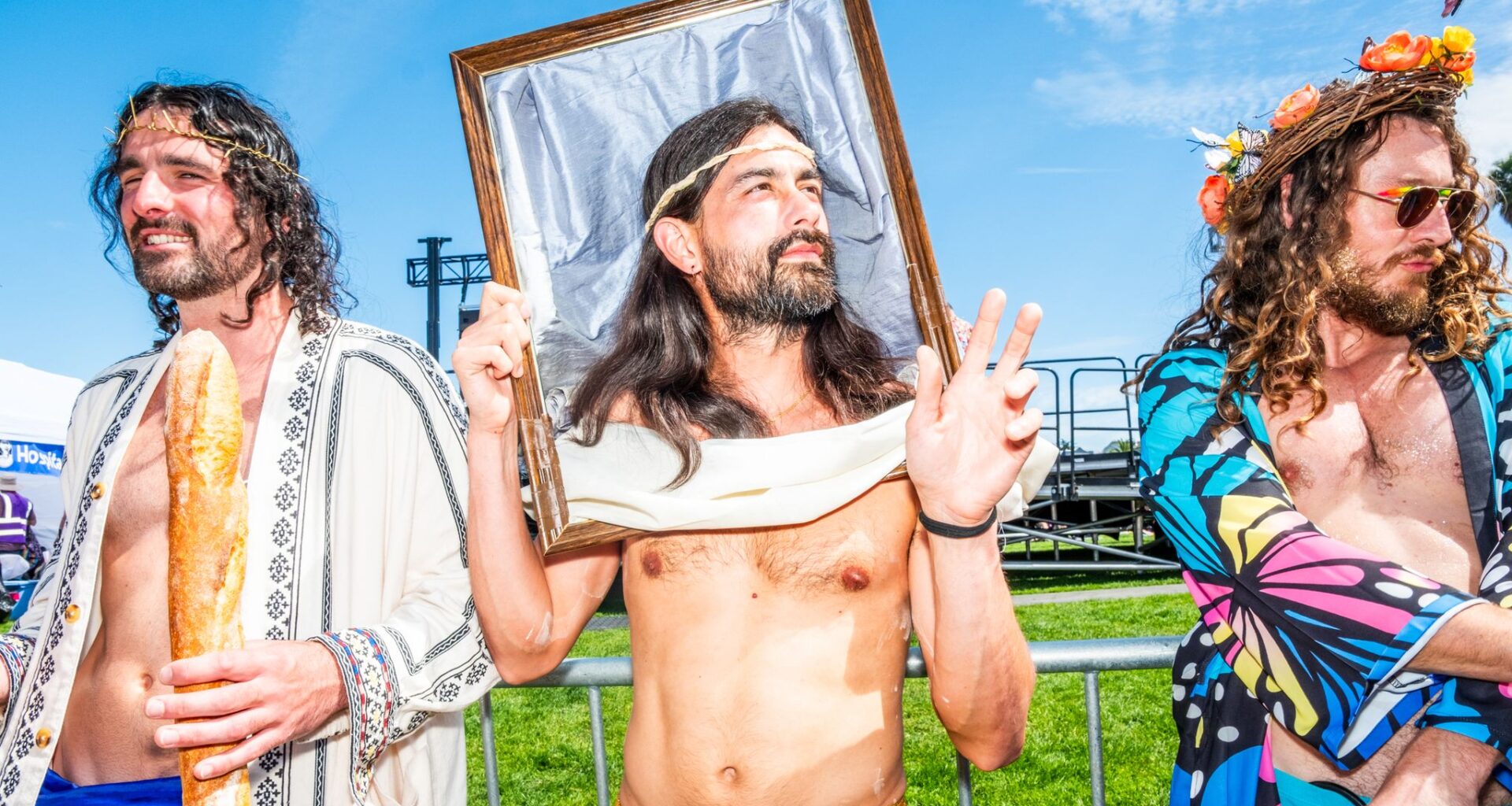 Renewable energy Jesus wins San Francisco Hunky Jesus contest