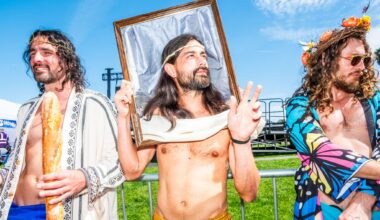 Renewable energy Jesus wins San Francisco Hunky Jesus contest