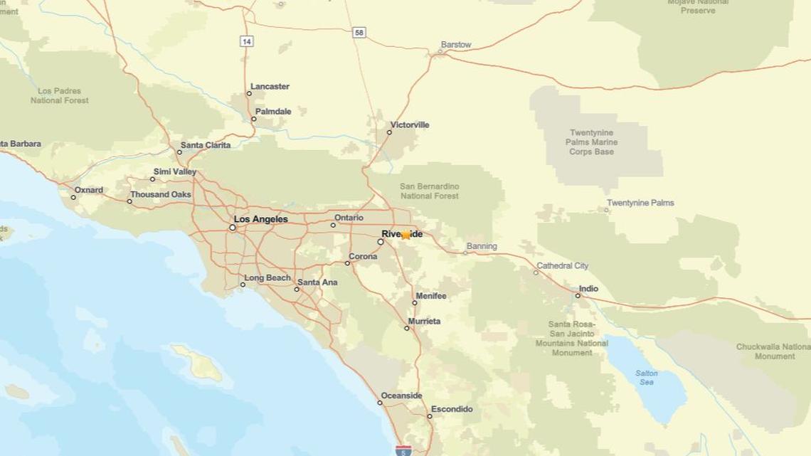 2.0 magnitude earthquake struck near Loma Linda, CA on April 5