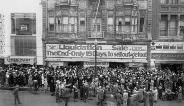 When shopping was an event