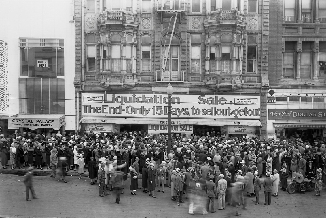When shopping was an event