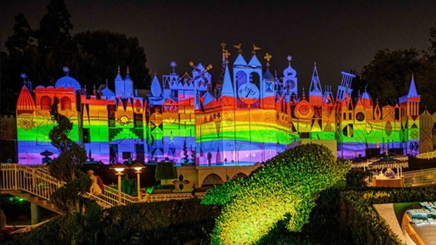 Pride Nite returns to Disneyland with rainbow colors throughout the park. (Courtesy of Disneyland)