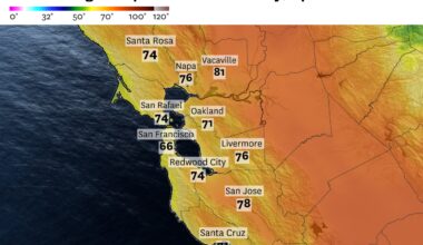 Bay Area rain arrives as warm stretch comes to an end