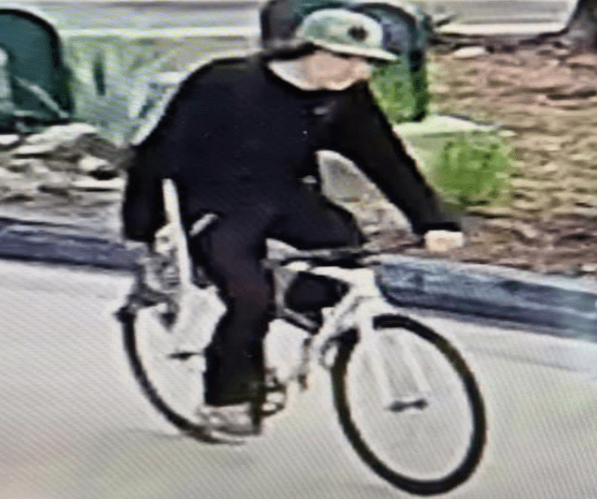 Bakersfield PD seeks suspect who stole bicycle on Ming Ave