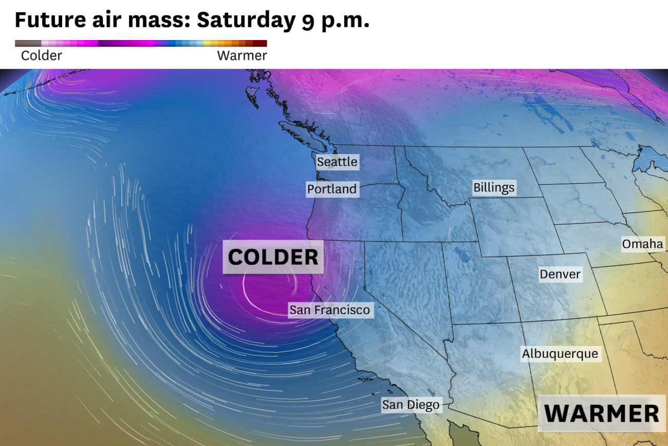 Northern California weather turns unsettled with rain, snow, storms