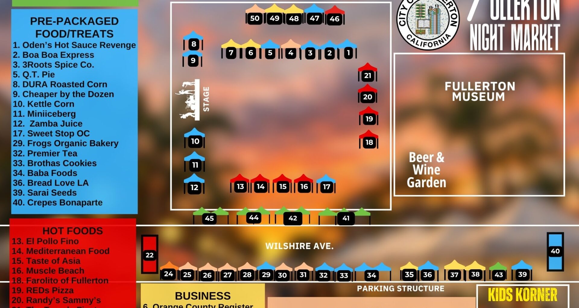 April 9: Thursday Market & Beer Garden at Fullerton Plaza