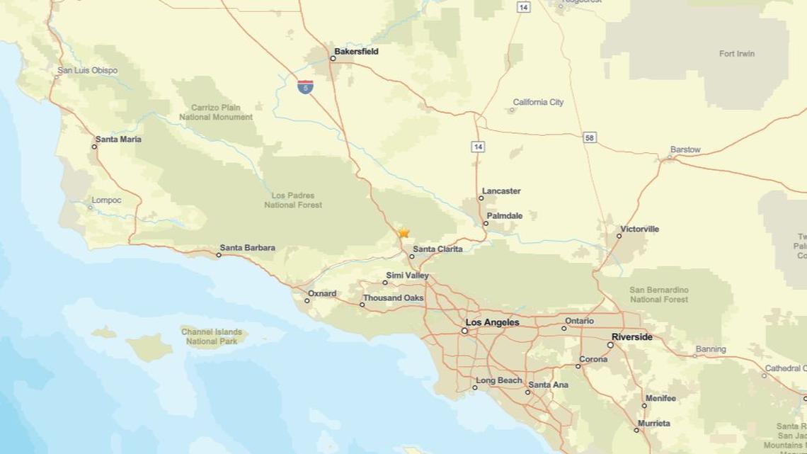 Update: 2.7 magnitude earthquake registered near Castaic, CA on April 7