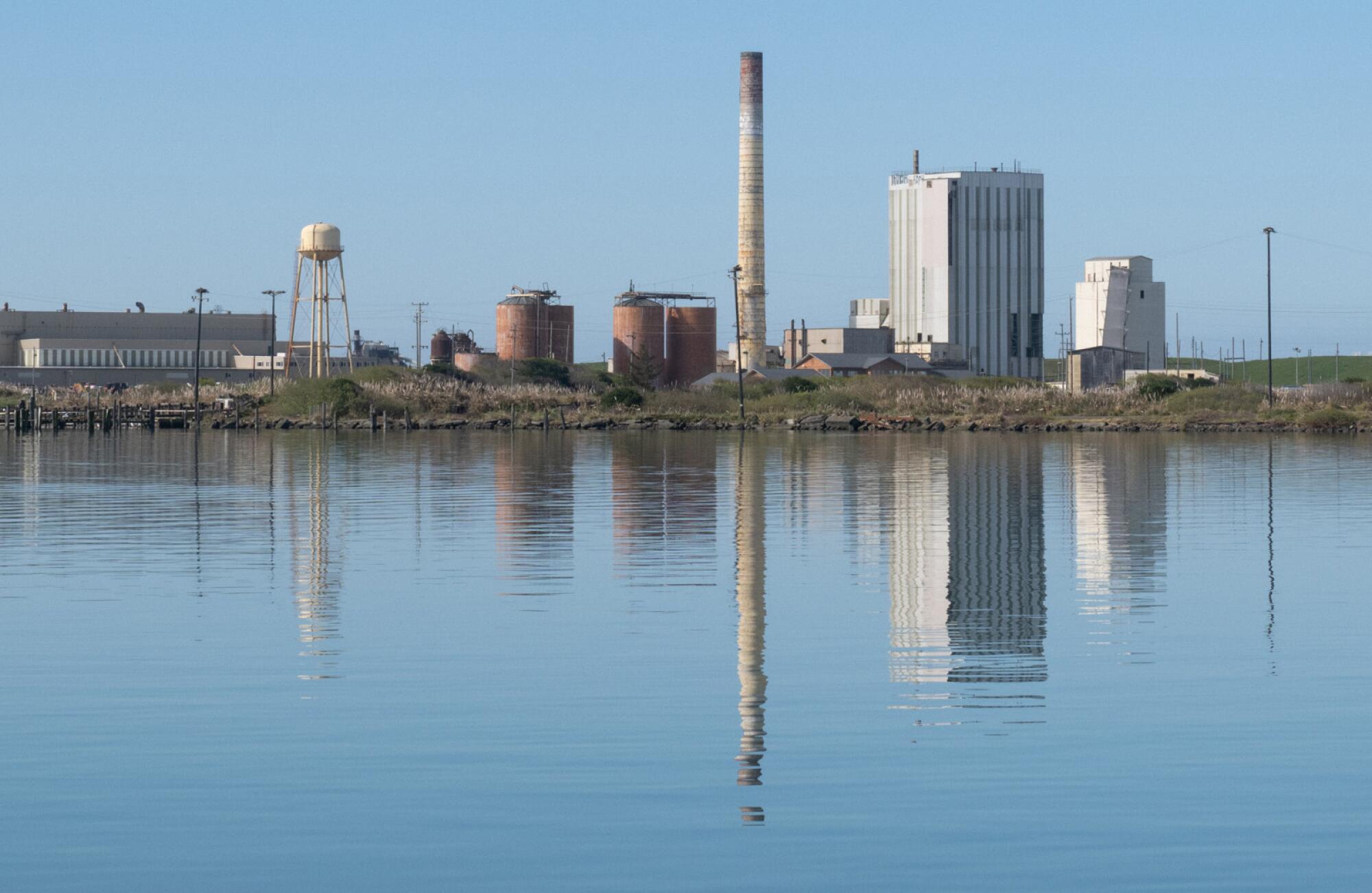 A view of the marine terminal as seen from Eureka.