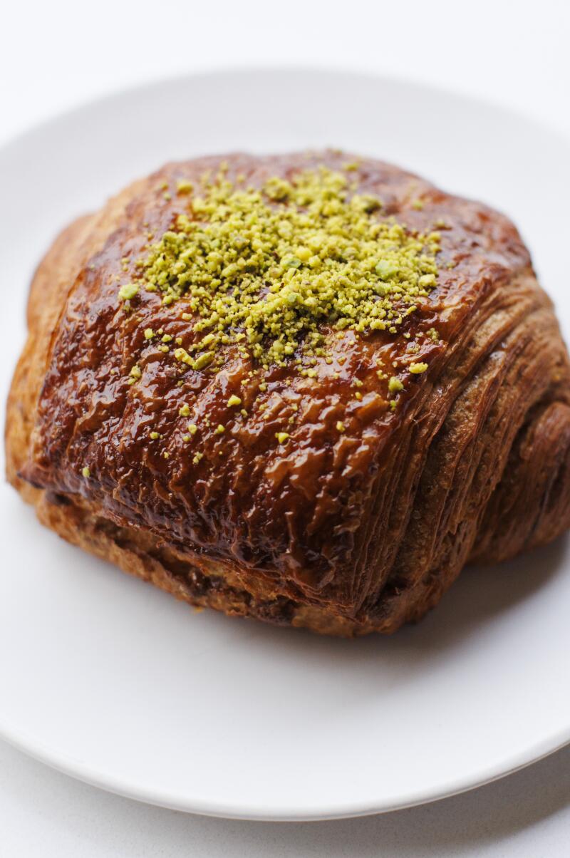 The pistachio croissant at Friends & Family in L.A.