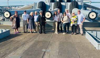 I got to have a tour of USS Iowa, dinner for 10 aboard ship. Here’s what it was like – Press Telegram