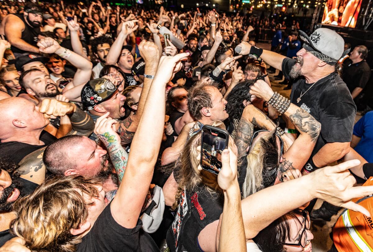 Suicidal Tendencies perform at Punk Rock Bowling in 2023.
