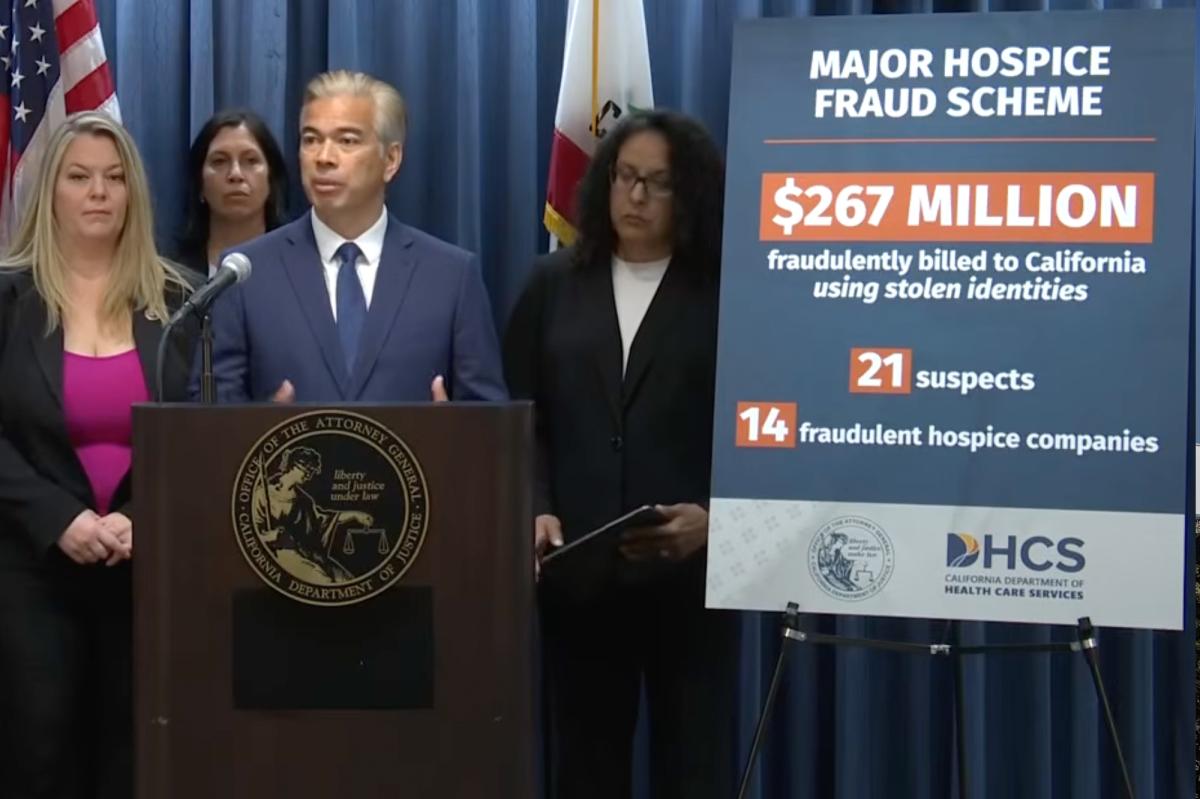 California AG Rob Bonta reveals $270M MediCal fraud bust