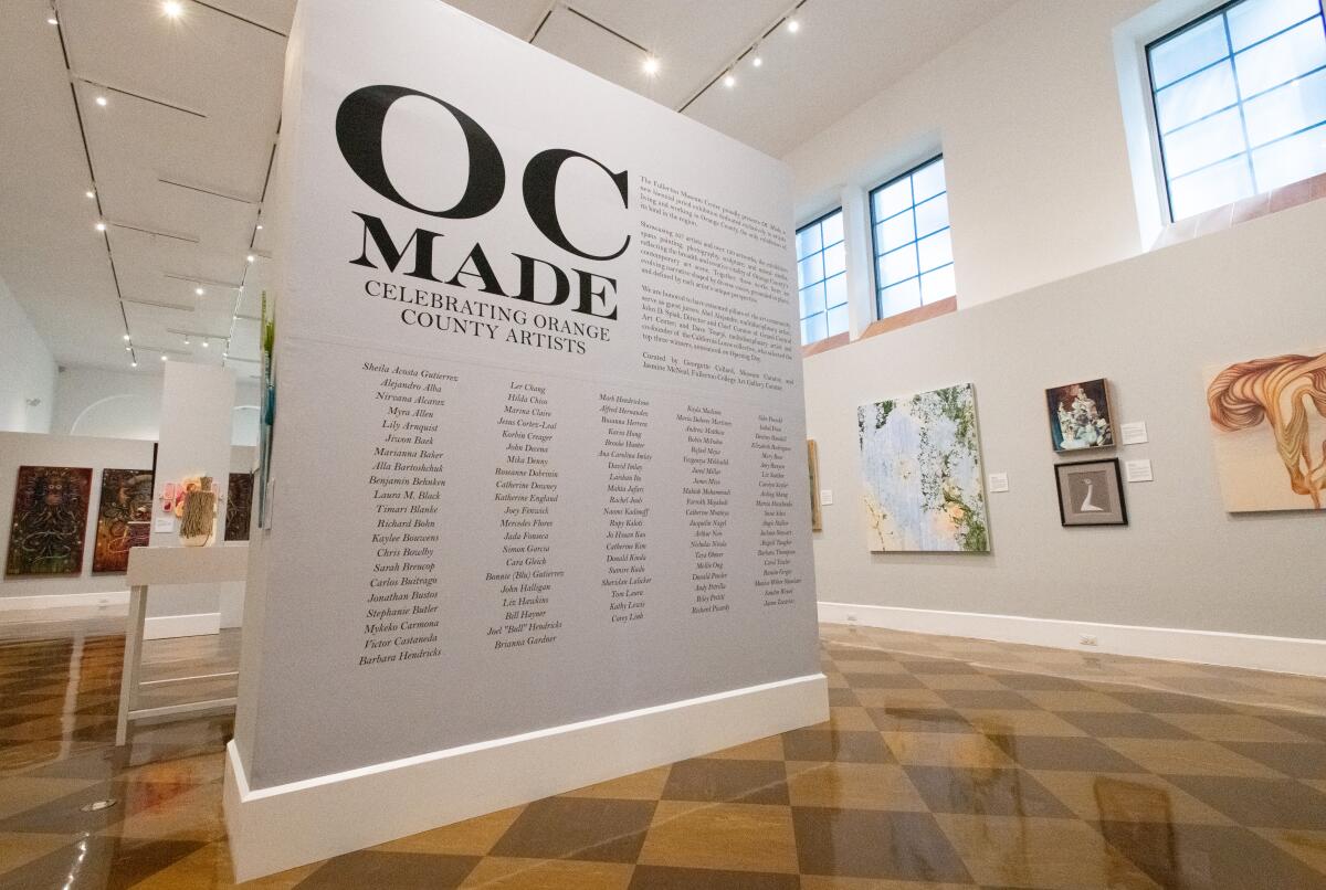 Over 130 pieces are on display as part of OC Made at the Fullerton Museum Center through Aug. 1.