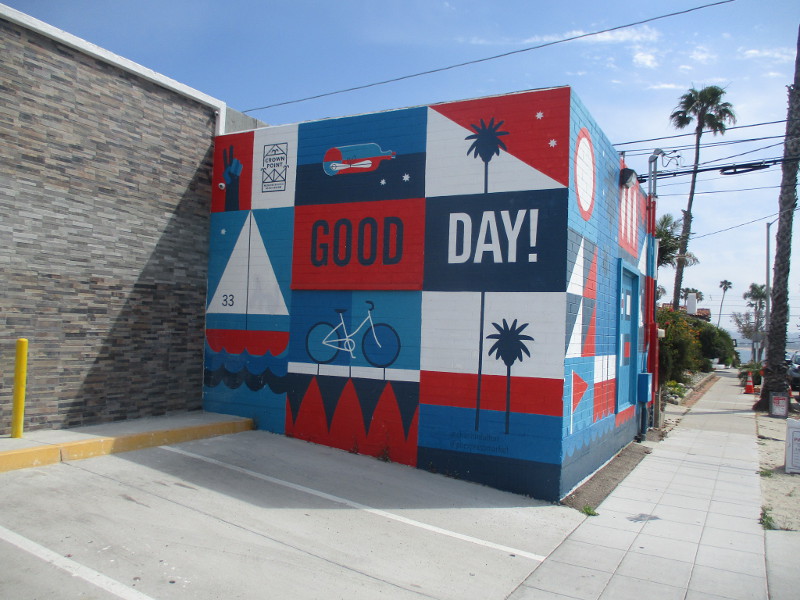 It’s a Good Day mural in Crown Point! – Cool San Diego Sights!