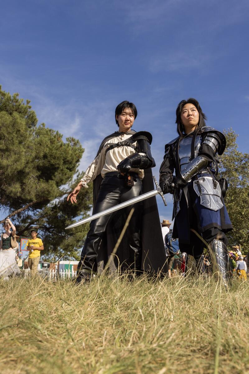 Partners Reese Pei, left, and Mariner Song are pictured.