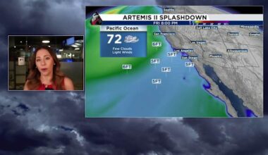 Weather good to ‘go’ for Artemis II splashdown off California coast