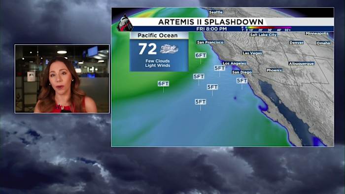 Weather good to ‘go’ for Artemis II splashdown off California coast