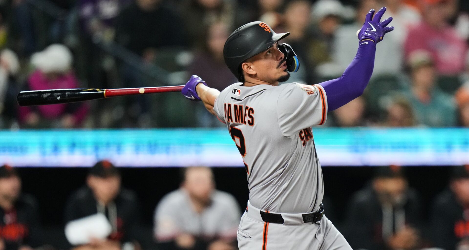 Adames and Lee HRs back solid start by Roupp to propel Giants past Orioles 6-3