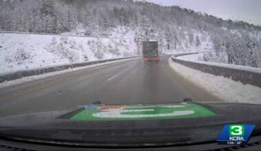 Chain controls in effect in the Sierra