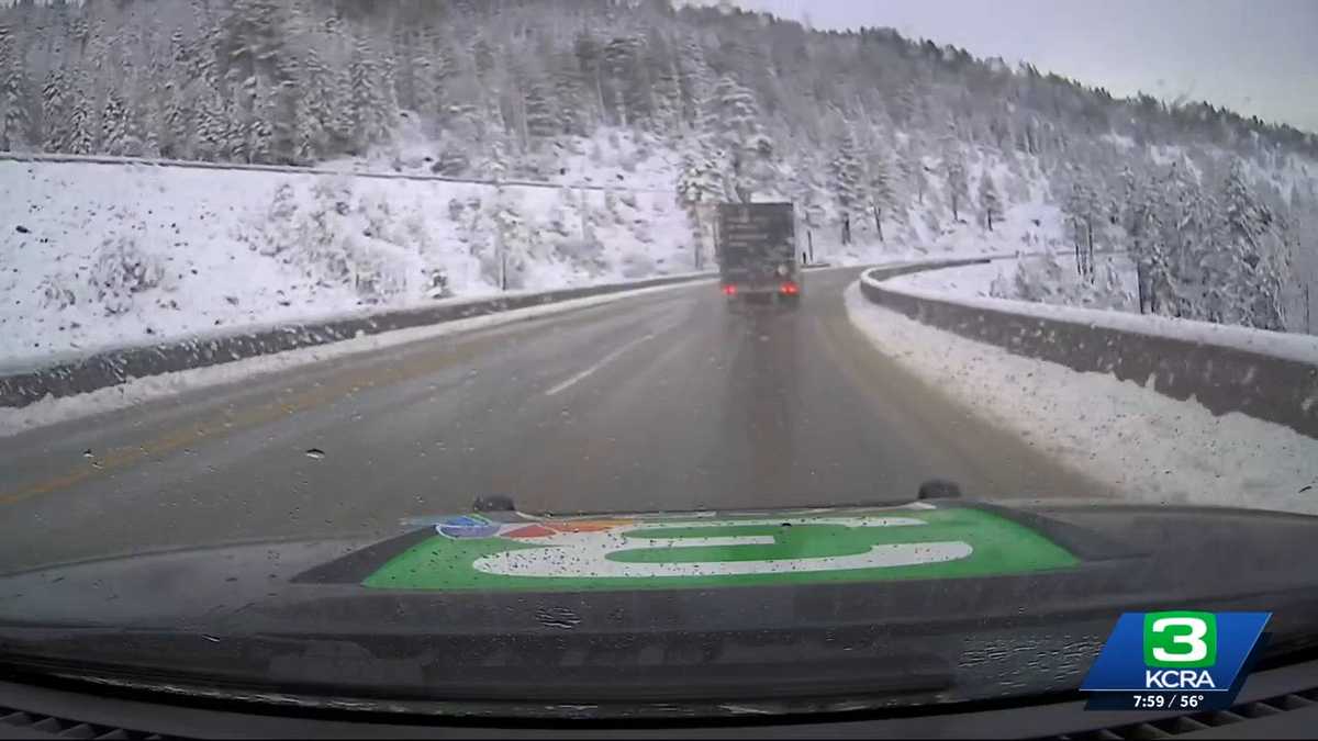 Chain controls in effect in the Sierra