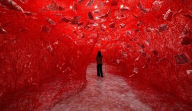 Chiharu Shiota drops jaws at the Asian Art Museum.