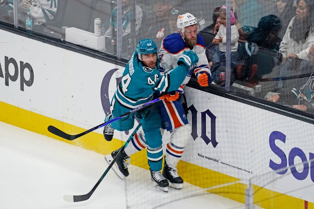 Sharks eager to snap skid in home finale vs. Canucks
