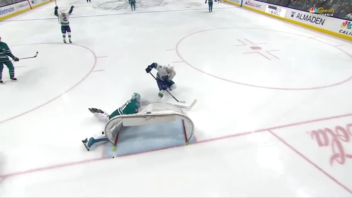 Marco Rossi with a Goal vs. San Jose Sharks