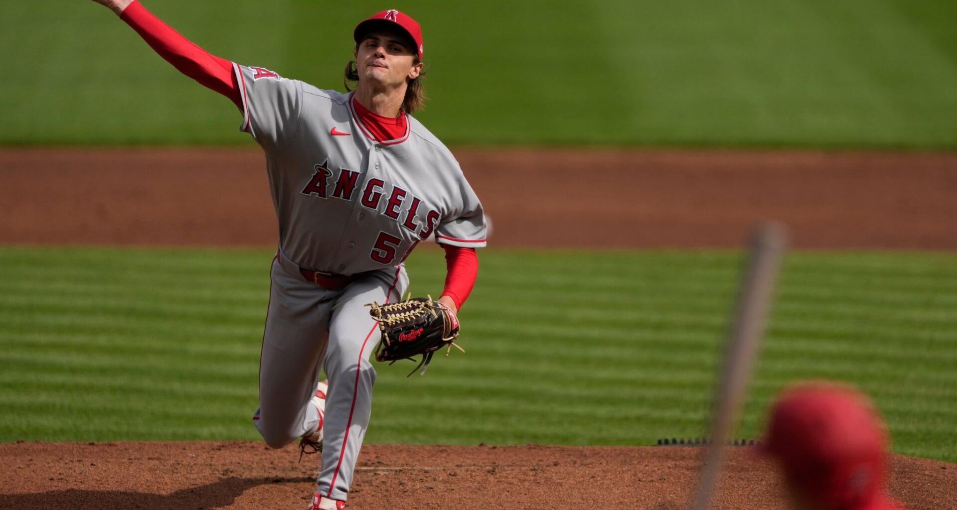 Angels rookie right-hander George Klassen leaves Saturday's start with right finger injury