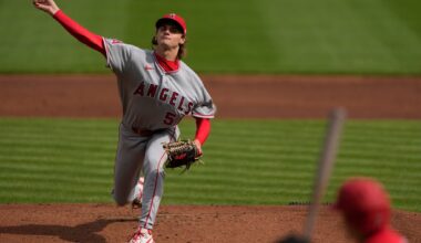 Angels rookie right-hander George Klassen leaves Saturday's start with right finger injury
