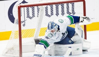 The Canucks deal a blow to the slim playoff hopes for the Sharks with a 4-3 shootout win