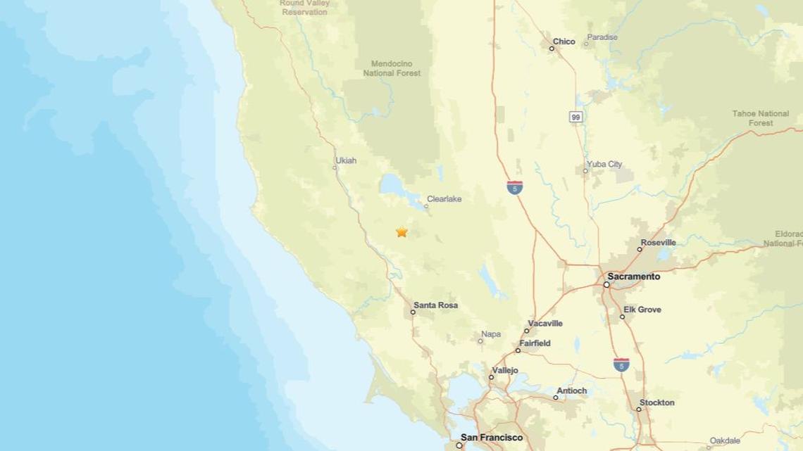 April 12: Earthquake of 2.3 magnitude registered near Cobb, CA