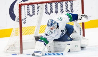 The Canucks deal a blow to the slim playoff hopes for the Sharks with a 4-3 shootout win