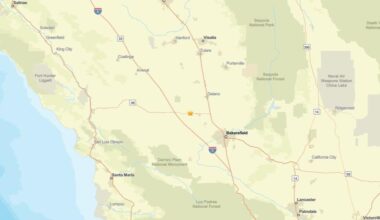 2.0 magnitude earthquake struck near Wasco, CA on April 12