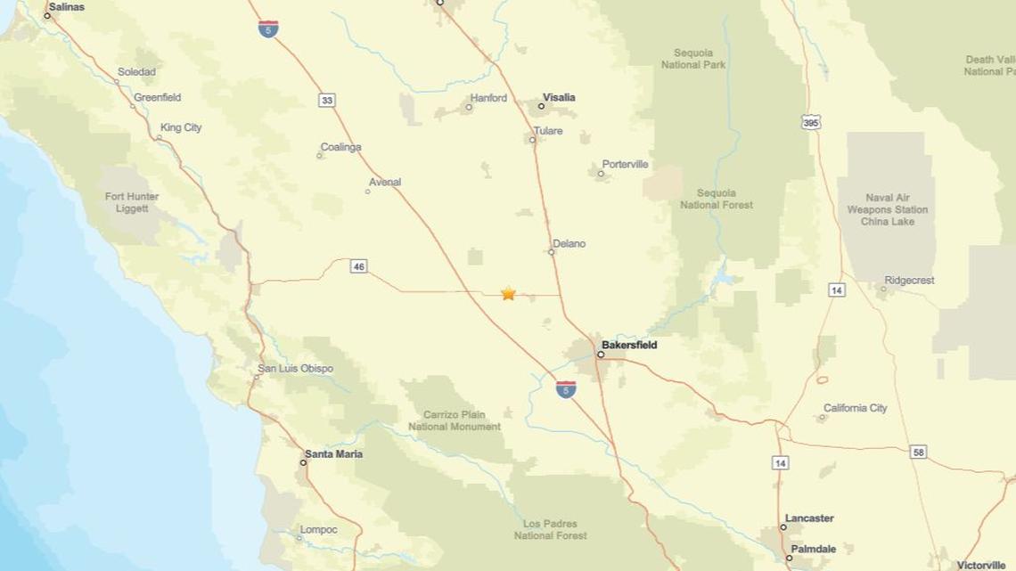 2.0 magnitude earthquake struck near Wasco, CA on April 12