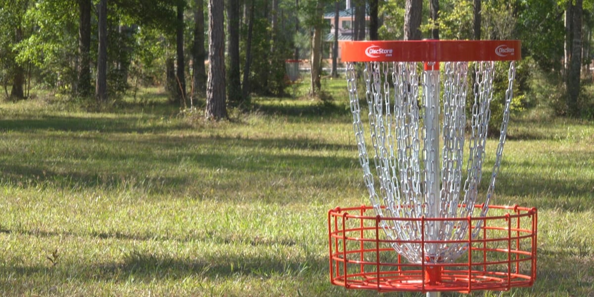The Meadowoods Disc Golf Course welcomes players in Long Beach