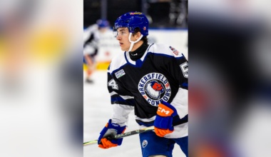Blazers’ forward Lafreniere scores first professional goal for Bakersfield