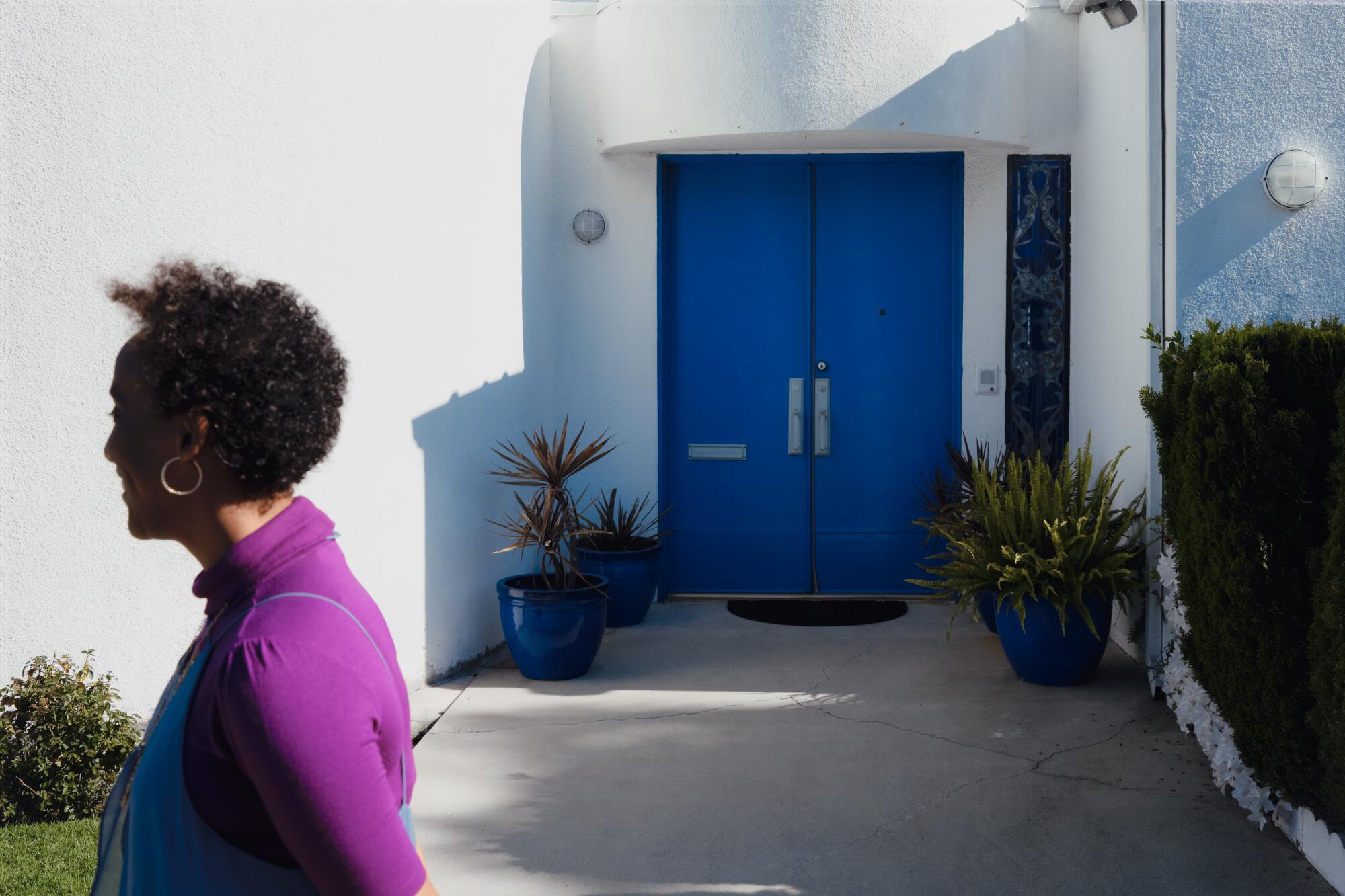 Exterior of Felema Ye's home. 
