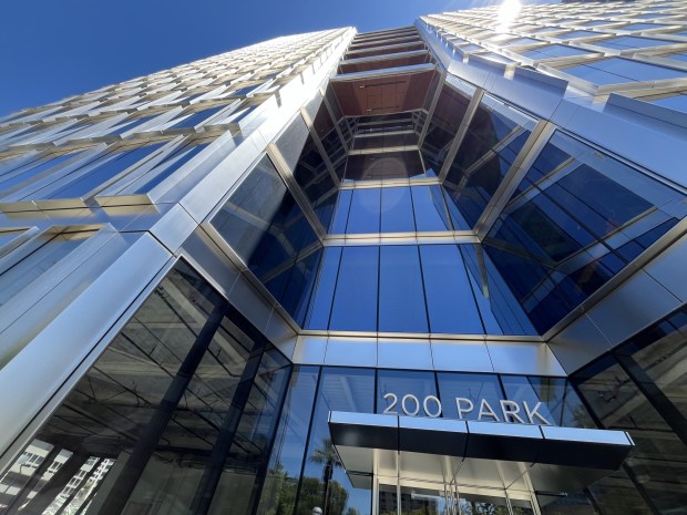 200 Park, a 19-story office tower totaling 971,000 square feet, located at 200 Park Avenue in downtown San Jose, as seen on July 19, 2025.(George Avalos/Bay Area News Group)