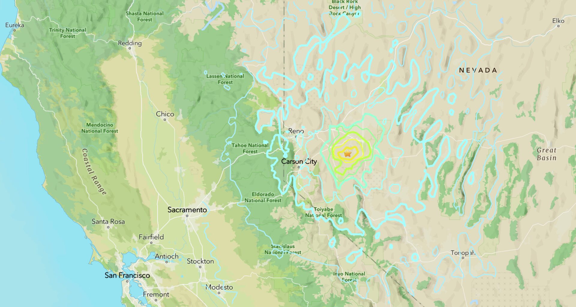Magnitude 5.5 Nevada earthquake felt in parts of California