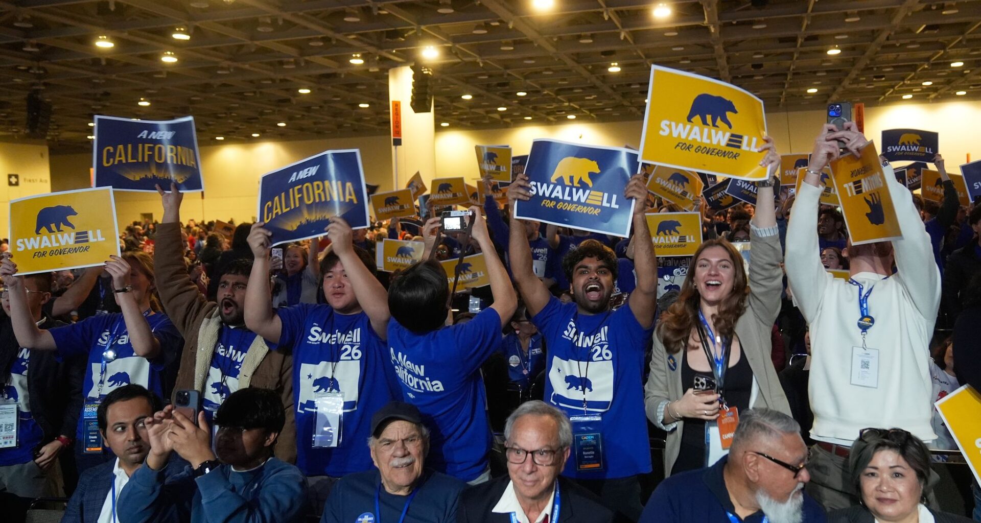 Who will Eric Swalwell's supporters back for California governor now?