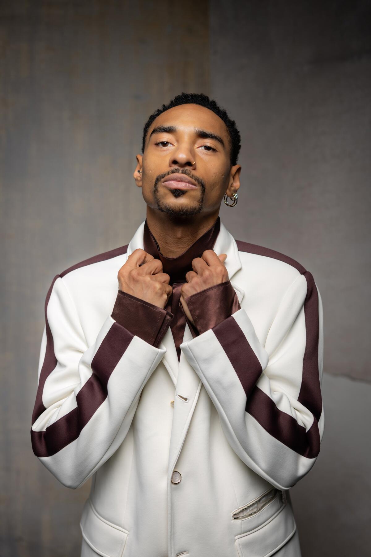 Durand Bernarr poses for a portrait.