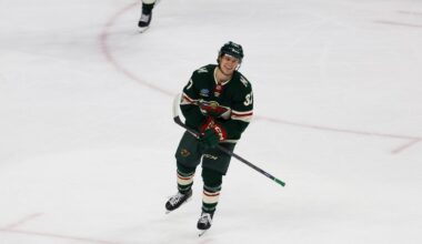 Wallstedt makes 35 saves for Wild in a 3-2 win over the Ducks in a playoff tuneup for both teams