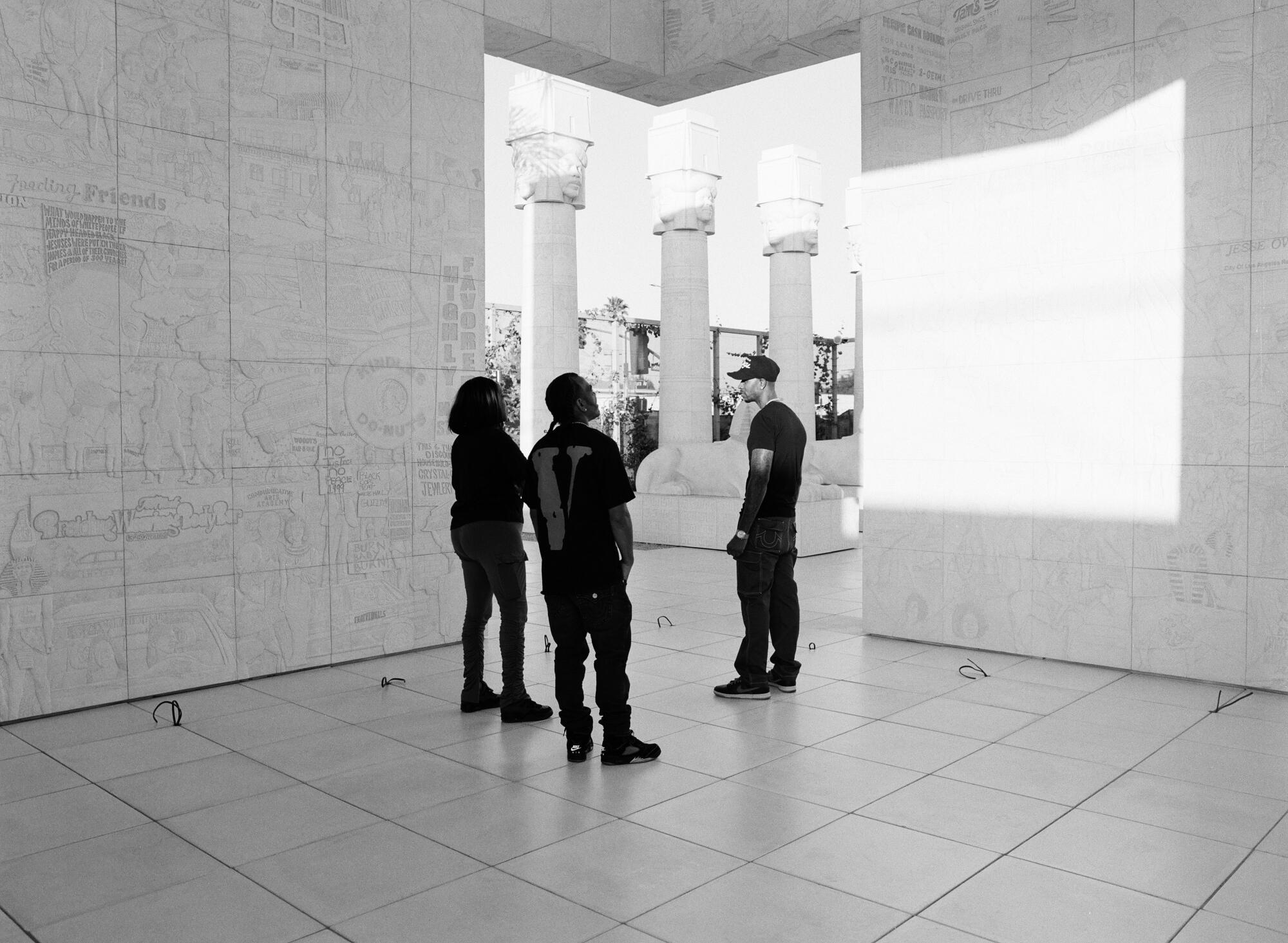 Autumn Luckey, Emmanuel Carter, Christopher Blunt.