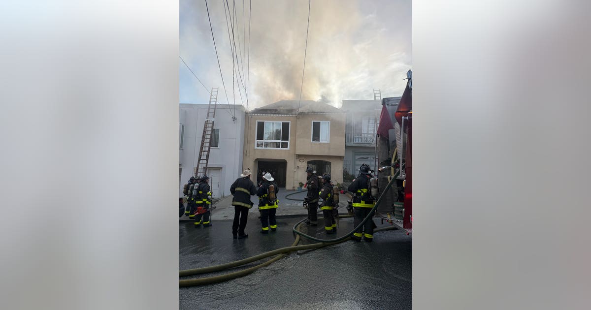 5 displaced from their home after San Francisco Outer Sunset fire