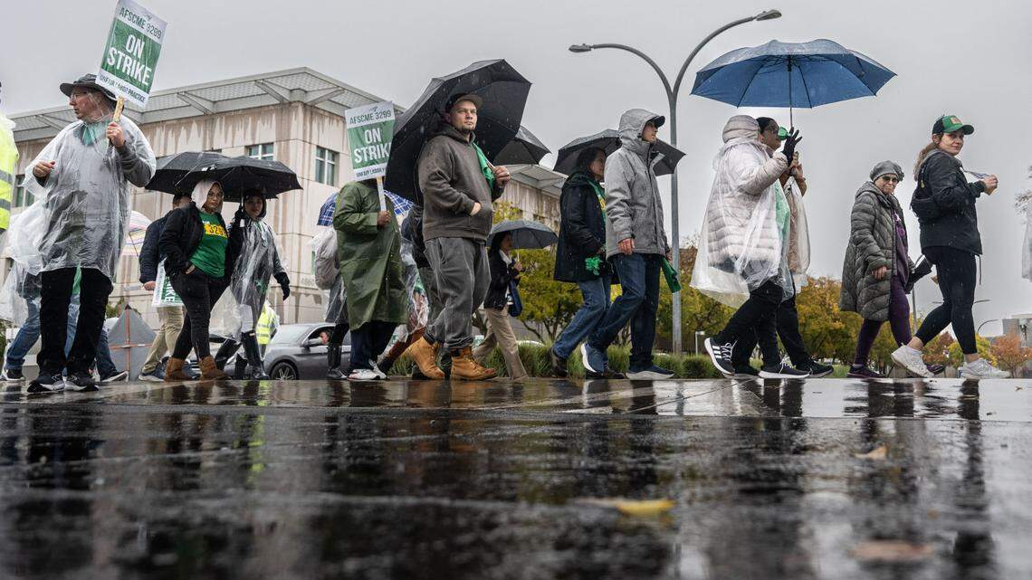 UC service and health care workers plan open-ended strike