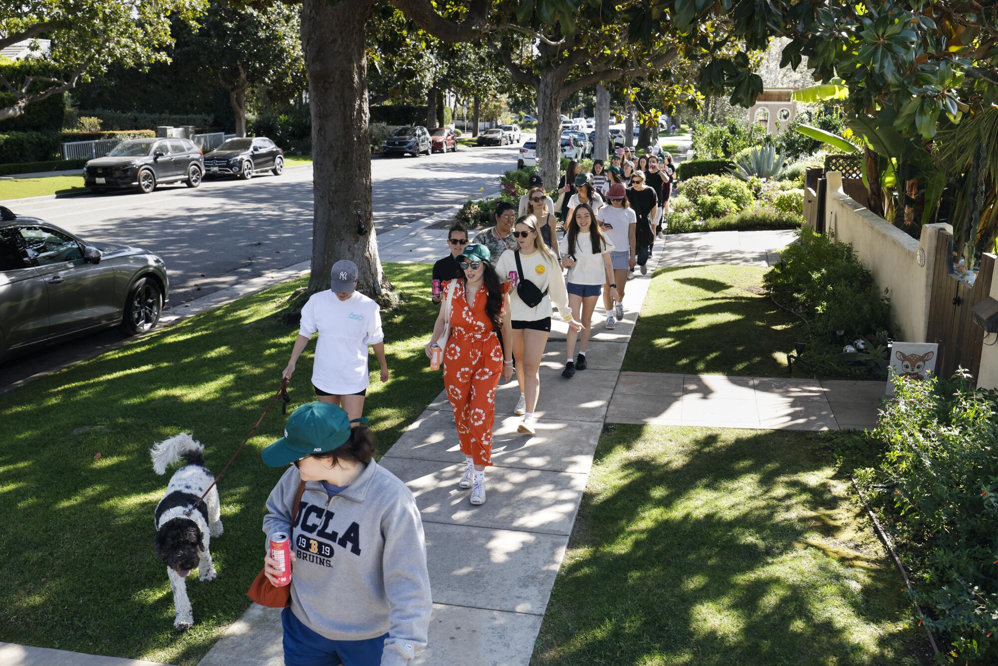 The Preoccupied book featuring Ali Rosen's "Slow Burn," makes their way through Santa Monica